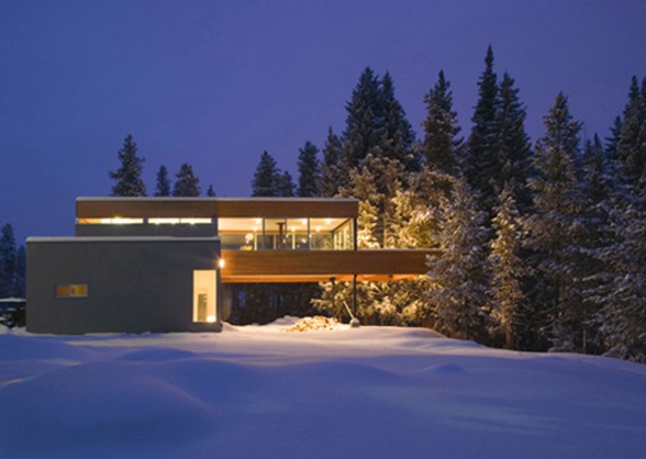 contemporary mountain home in Winter Park