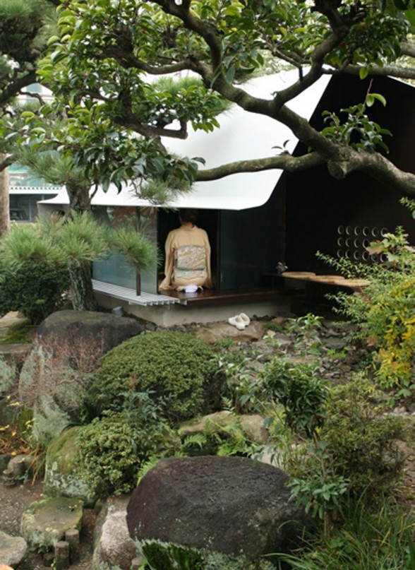 japanese garden tea house