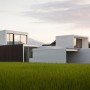 Modern Minimalist House Design by Japanese Architect Kazujuki Okumura: Mountain View Exterior Photos House