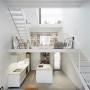 Old House Minimalist Townhouse Design Ideas in Sweeden by Elding Oscarson: Old Houses Loft Design