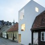 Old House Minimalist Townhouse Design Ideas in Sweeden by Elding Oscarson: Very Old Neighboring Buildings