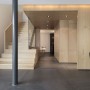 Minimalist Modular House Floor Plans with Wood Staircase Design: Wood Staircase And House Floor Plans
