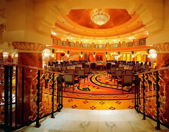 The ballroom luxury hotel