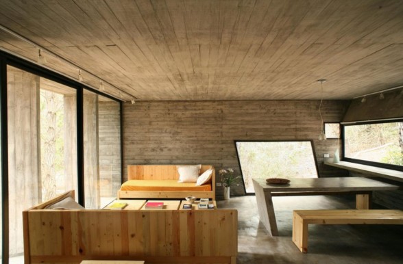 concrete interior design furniture