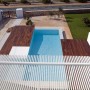 Summer House Plans with Swimming Pool Design in Menorca, Spain: Summer House Pool Terrace Garden