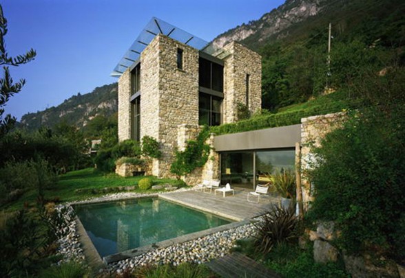 elegant stone house designs
