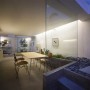 Modern Floral Japanese House Interior Design with Garden Inside: Natural Japanese House Architecture