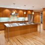 Contemporary Natural Wooden Green House Decorations Design: Wooden Kitchen Green House Decoration