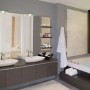 Modern Luxury Decorating Ideas for Epic Miami Hotel Residences: Contemporary Bathroom Hotel Decor