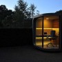 Creative Modern Small Prefab Home Office Design in Backyard – OfficePOD: Contemporary Small House Office Interior