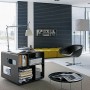 Modern Minimalist Eco Friendly Prefabricated House Designs: Minimalist Office Eco Friendly Furniture Plans