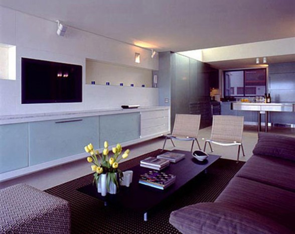 modern beach apartment interior decor