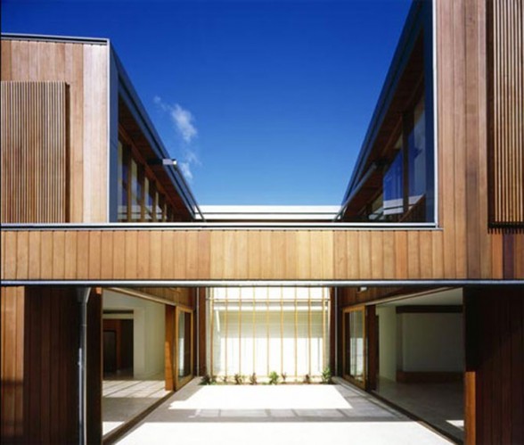 modern lot wooden home