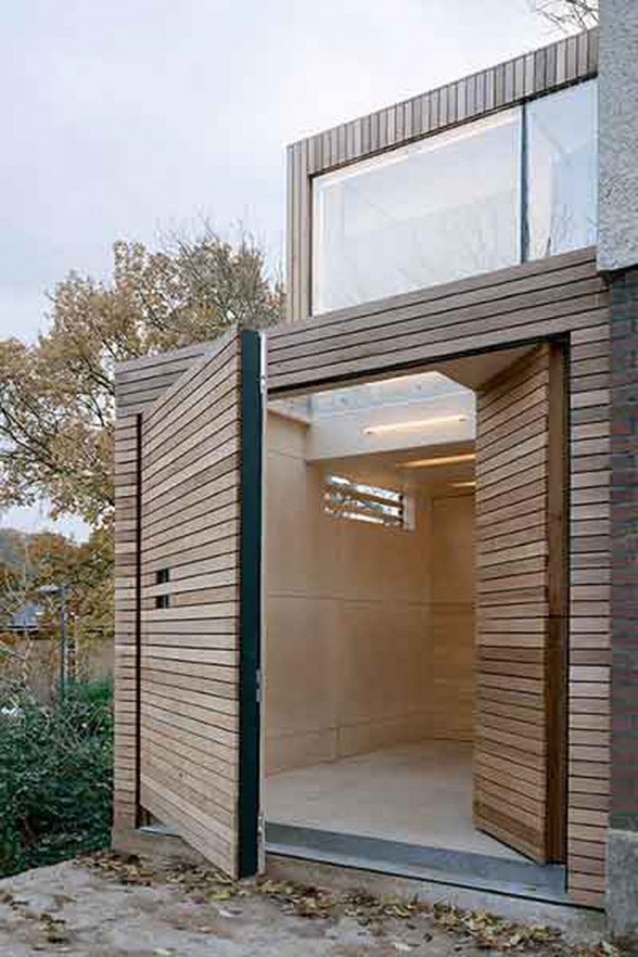 modern modular wooden house