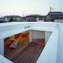 Contemporary and Minimalist White House Residence Design from Takuro Yamamoto: Modern Sunroof Decoration Layout