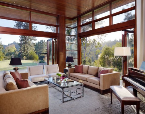 10,000 Square Feet Residence by Rockefeller Partners Architect - Livingroom