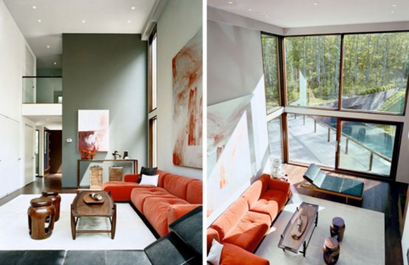 A Richard Meier Architecture Simple Cube House - Interiors