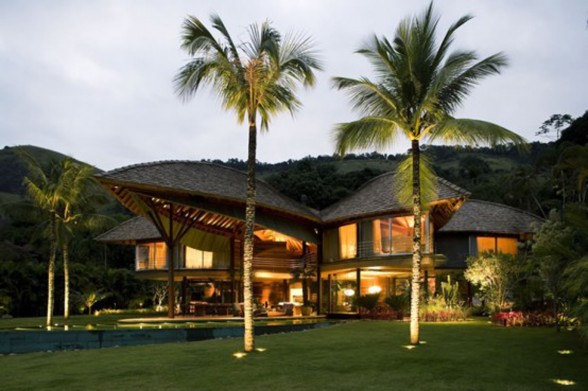 Brazilian Leaf Shape Dream House Inspiration - Garden