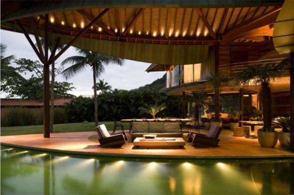 Brazilian Leaf Shape Dream House Inspiration - Livingroom