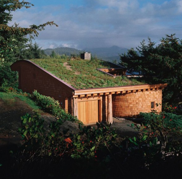 Cannon Beach Residence, A Saving Energy House Design by Nathan Good Architect - Garden