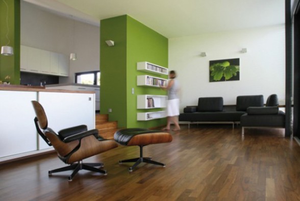 Casa Schierle – Matthias Benz’s Small Green House Plans - Livingroom