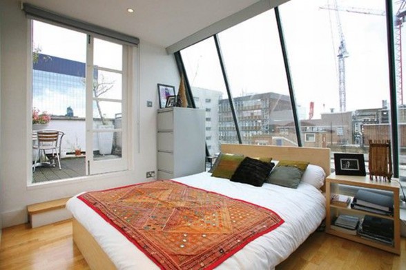 Contemporary Apartment Design in Classy City London - Bedroom