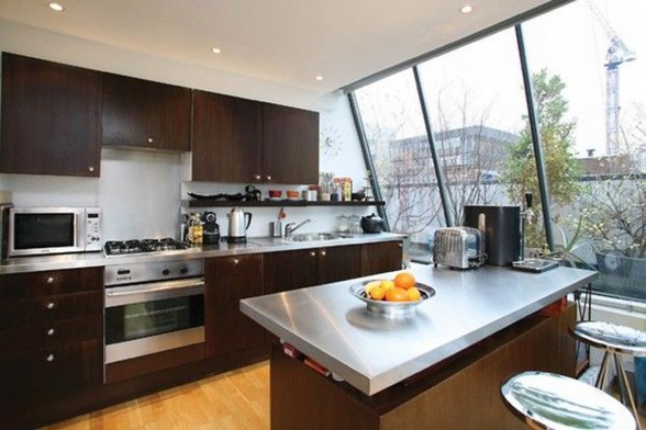 Contemporary Apartment Design in Classy City London - Kitchen