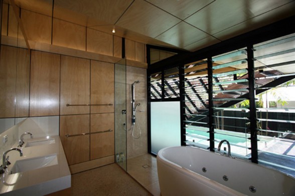 Exotic Contemporary Luxury Home Design by Wright Architect - Bathroom