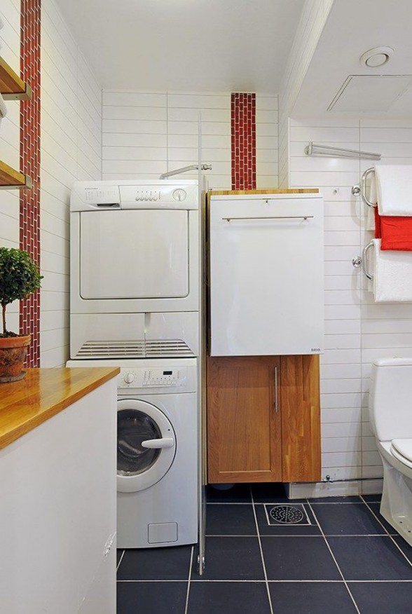 Great Interior Apartment Design in Sweden - Bathroom