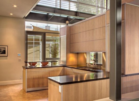 Luxury Glass House Plans in Colorado Mountain - Kitchen