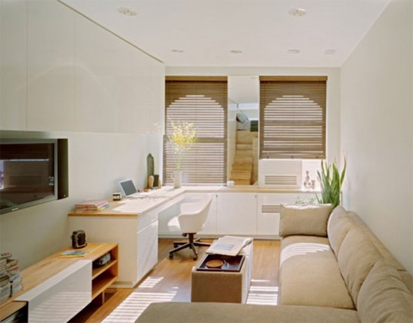 Maximized Space Apartment Design - Livingroom