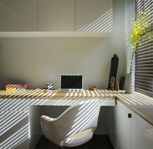 Maximized Space Apartment Design - Working Desk