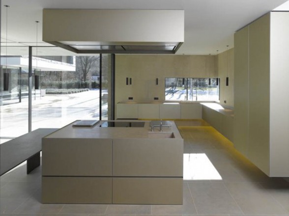 Minimalist Contemporary Style House Plans by Titus Bernhard - Kitchen