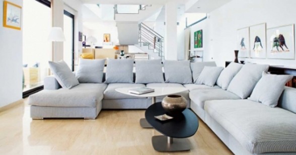 Morten Georgsen’s Minimalist House Idea in Valencia - Livingroom