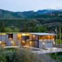 Mountain Prefab House Architecture with Basketball Court in Aspen