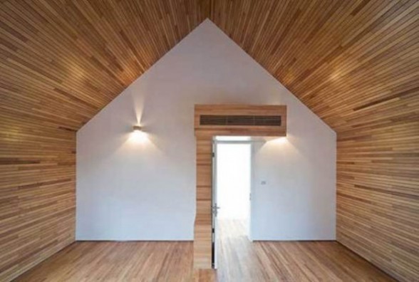 Nanjing Slit House – Minimalist House Plans  - Door
