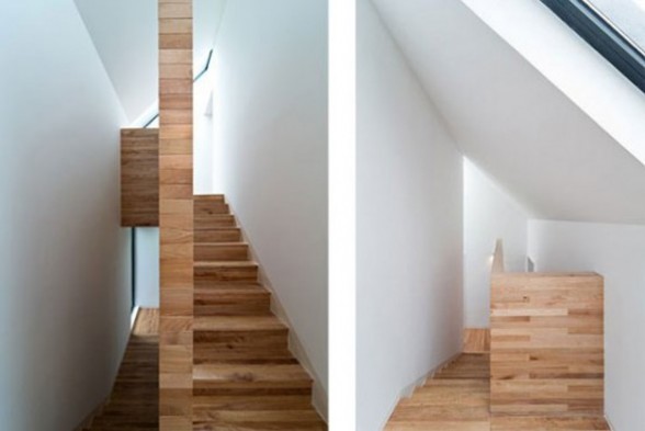 Nanjing Slit House – Minimalist House Plans  - Stairs
