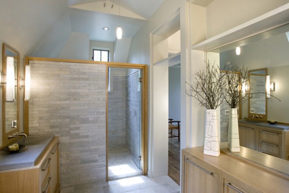 Natural Forest Environment Houses Design  - Bathroom