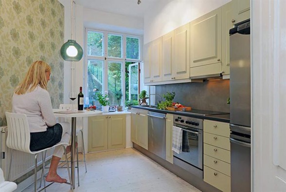 Natural View Apartment Design - Kitchen