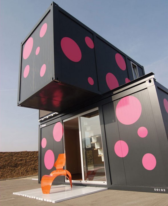 Slovenian ConHouse, a Modern and Compact Prefab Home - Terrace