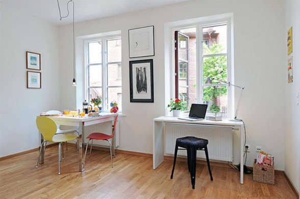 Small Space Apartment Idea - Dining Room