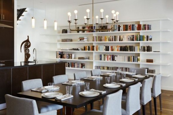 Soho Contemporary Complex Apartment Design - Dinning Room