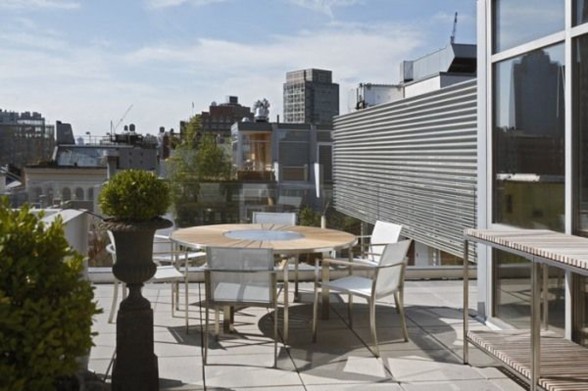 Soho Contemporary Complex Apartment Design - Roof