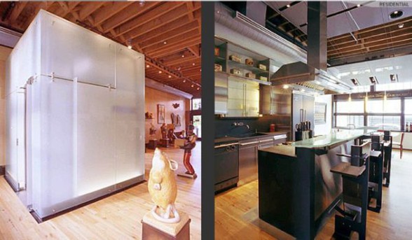 Unique Contemporary Apartment Design in Oregon - Dining Room