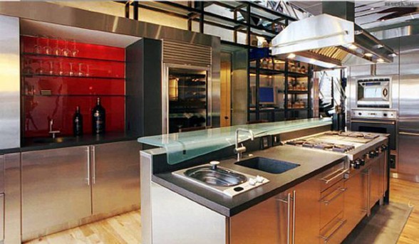 Unique Contemporary Apartment Design in Oregon - Kitchen