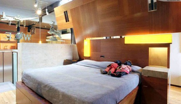 Unique Contemporary Apartment Design in Oregon - bedroom