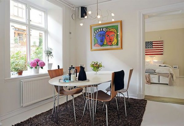 White Apartment in Swedish Inspiration