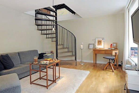 White Apartment in Swedish Inspiration - Livingroom