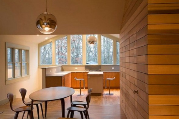 Wooden Natural Home Design - Kitchen