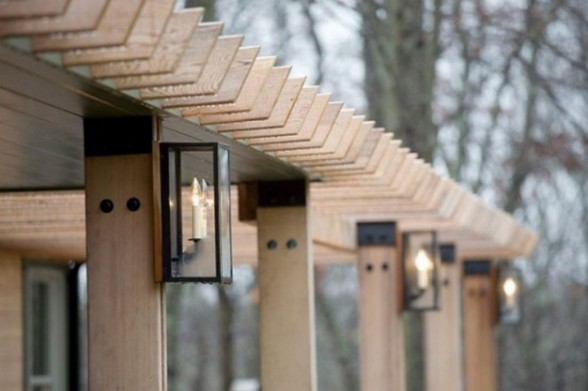 Wooden Natural Home Design Sag Harbour - Lamp